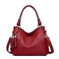 thumbnail image 1 of LHSHID Leather Handbags Vintage Designer Crossbody Bag Women Totes Shoulder Bags for women Top-handle Bags sac bolsa feminina, 1 of 6