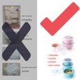 thumbnail image 2 of Juego de 3 recipientes redondos de silicona plegables y portátiles - Ideal para almacenar alimentos secos o húmedos, perfecto para microondas, nevera, escuela, trabajo o picnic. Disponible en rosa., 2 of 6