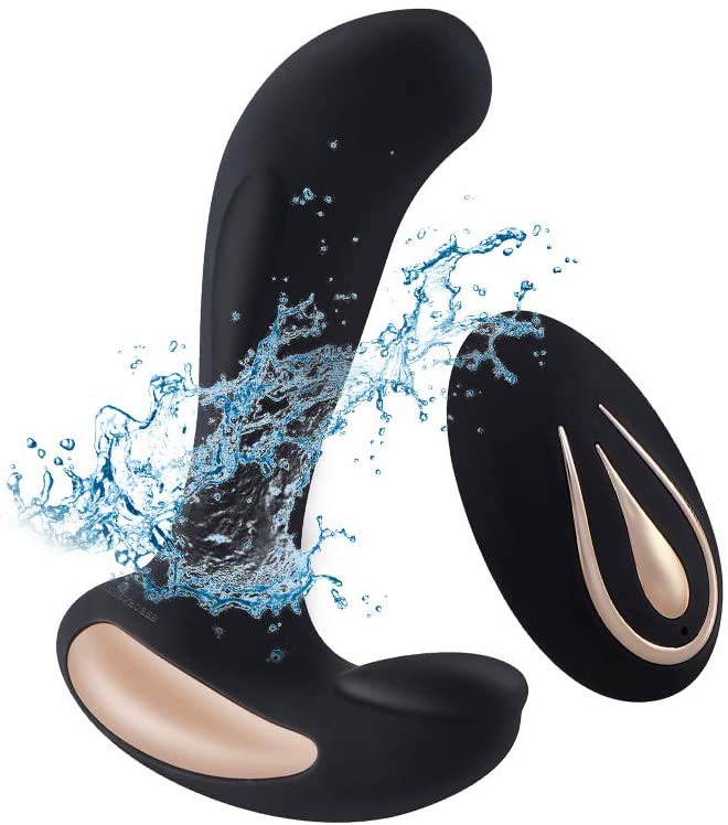 Wireless 12 Vibration Modes Anal Teaser Stimulator, Unisex Butt Plug