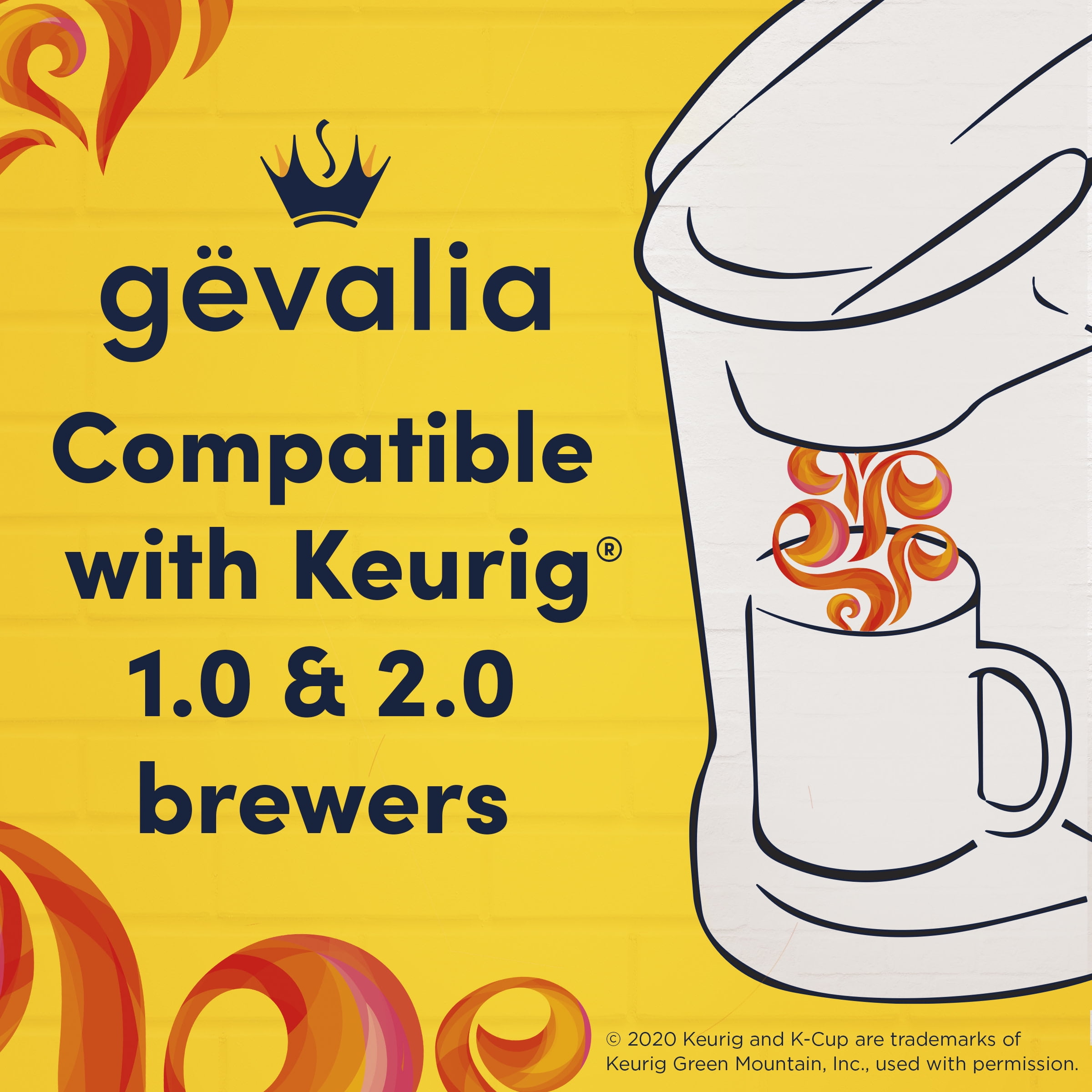 Gevalia Signature Blend Coffee K-CUP Pods, 100 Count