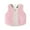 Pink, variant on GYRATEDREAM Toddler Baby Boys Girls Warm Vests Kids Sleeveless V Neck Knit Sweater Button Down Soft Vest for 4-5Y Brown