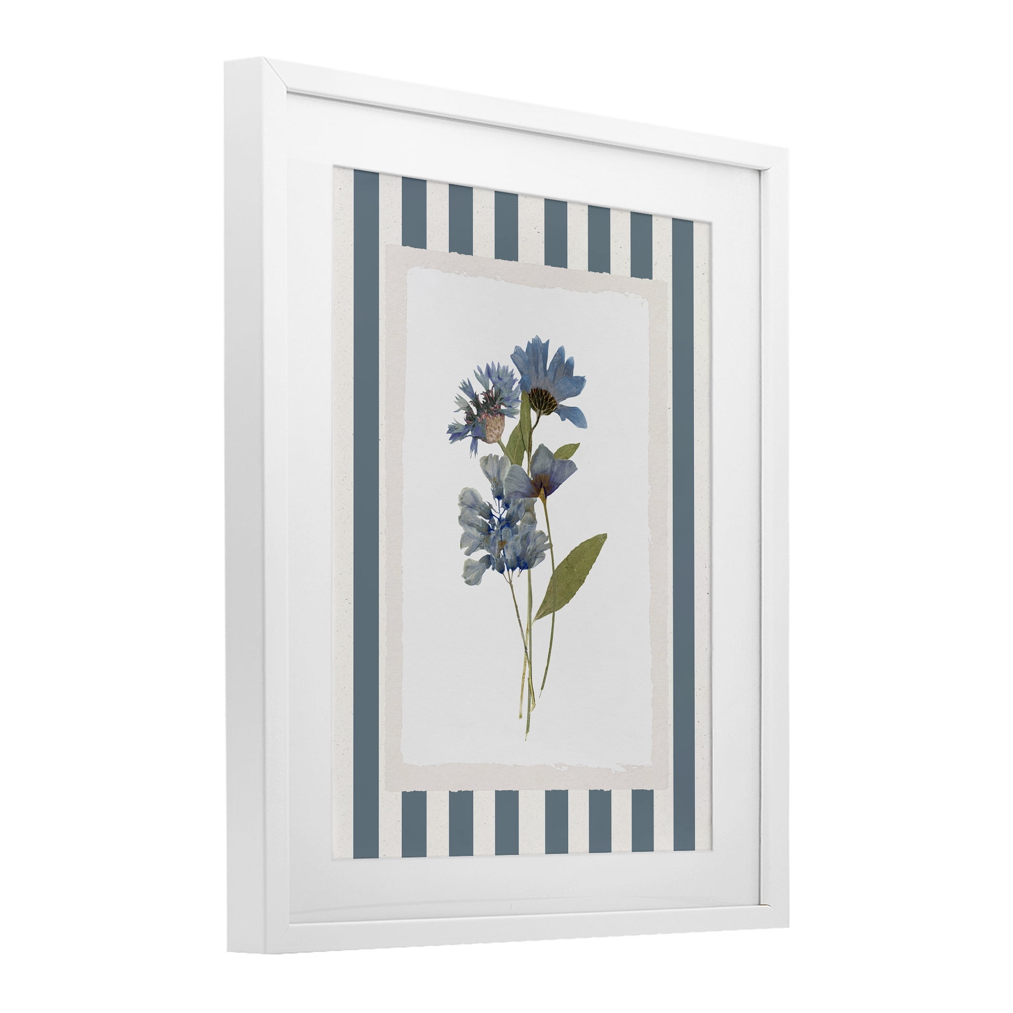 Stupell Industries Summer Memories Florals White Framed Print Under Glass, design by Val Rhodes