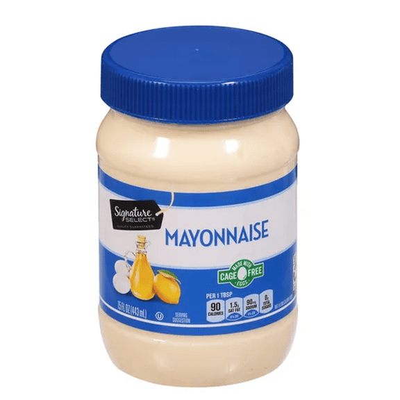 Signature S Mayonnaise Classic Creamy Smooth Rich Flavor 15 oz