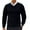 Navy, variant on Wyobmus Mens Underwear Shirts Solid Color Sweater V-Neck Long Sleeves Pullover Elastic Bottom Shirt Blue