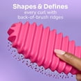 thumbnail image 3 of Curl Shaper Detangler Brush, Pink, Curl Defining for Curly and Coily Hair Types, IntelliFlex Bristles Detangle for Frizz-Free Shaping, Made for Women, Men & Kids, 3 of 4