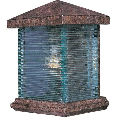 Temp Glass - maxim 48732clet triumph vx 1-light outdoor wall lantern, earth tone finish, clear glass, mb incandescent incandescent bulb , 40w max., dry safety rating, 2900k color temp, standard dimmable, glass sha
