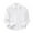 White, variant on White Girls' School Uniform Long Sleeve Shirt with Pleated Front and Classic Collar, Versatile for Formal and Daily Use