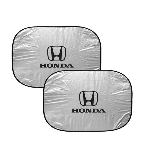Honda Logo Dual Panels Easy Folding Windshield Sun Shade for Cars and Small SUVs