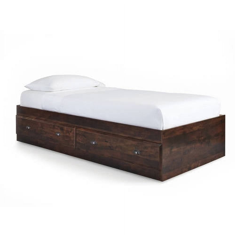 Better Homes & Gardens Leighton Kids, Teen Twin Contemporary Wood Composite Bed, Rustic Cherry