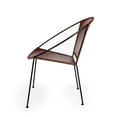 thumbnail image 6 of Beaumont Lane Contemporary Brown Leather Accent Chair in Brown, 6 of 8
