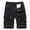 Black—Prime Deals 2025, variant on BADHUB Outdoor Cargo Shorts for Men Multi Pocket Classic Button Zipper Work Shorts Straight Ripstop Hiking Shorts Clearance Black L
