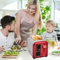thumbnail image 7 of SEEDEEM Toaster 2 Slice, Stainless Steel Bread Toaster with Touch LCD Display, 50% Faster Heating Speed, 6 Bread Selection, 7 Shade Settings, 1.5'' Extra Wide Slots Toaster, 1350W, Dark Cherry, 7 of 7