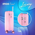 thumbnail image 4 of Maleta De Mano Rigida Carry On 10 Kgs Rosa Tipo Tourister Etco Travel, 4 of 7