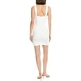 thumbnail image 3 of STAUD womens  x Wrangler The Overall Rib Tank Dress, xs, White, 3 of 4