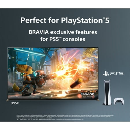 Sony - 75" Class BRAVIA XR X95K 4K HDR Mini LED Google TV