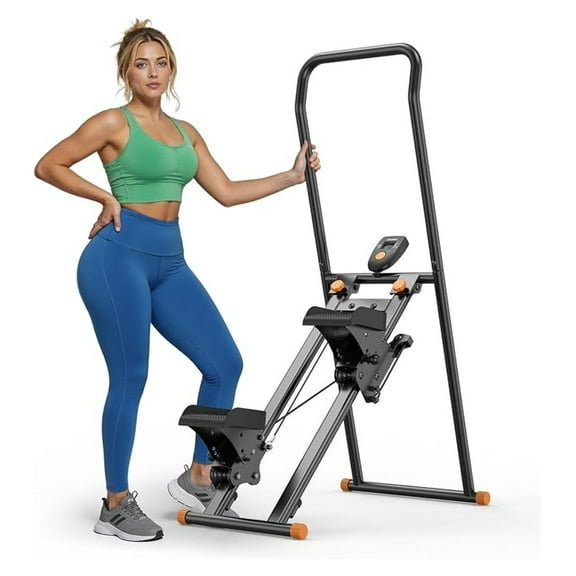 Steppers for Exercise at Home, Stair Stepper with Handlebar, Stair Climber, Stair Master with 300LBS Loading Capacity