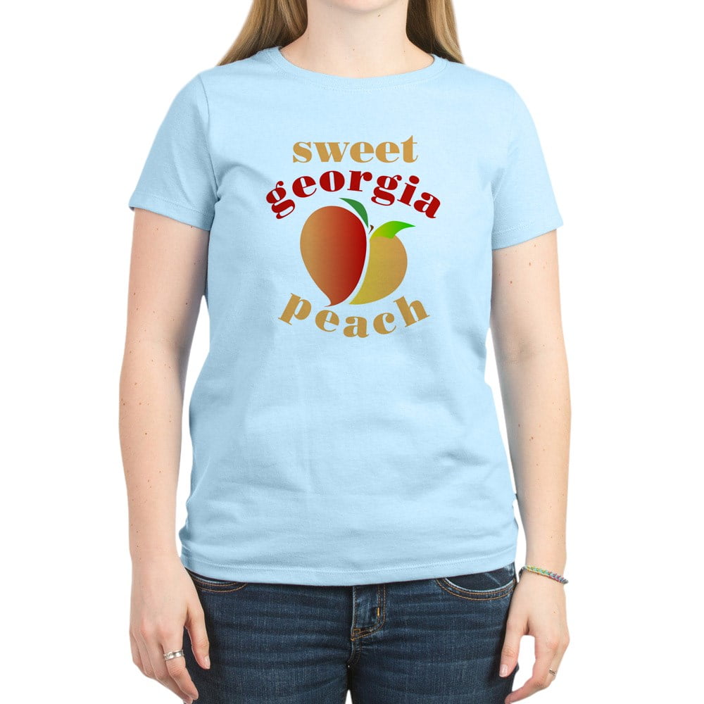CafePress Sweet Peach T Shirt Women's Classic TShirt