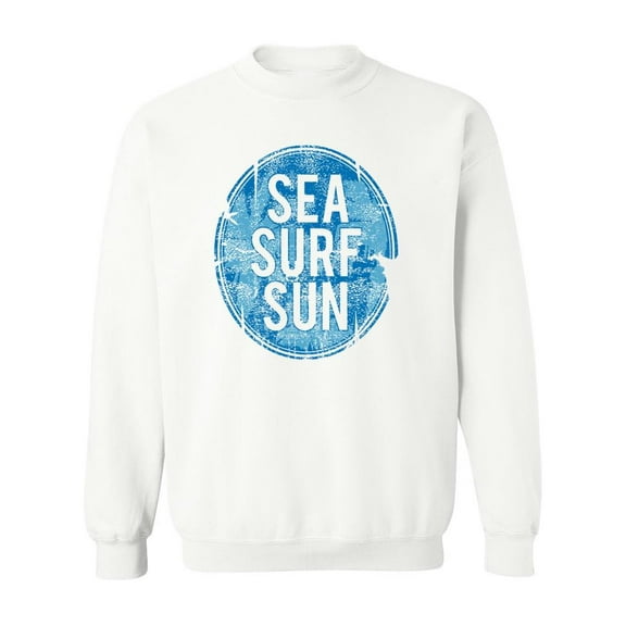 Sea Sun Surf. Sweatshirt Men -Image by Shutterstock, Male XX-Large