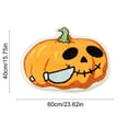 thumbnail image 3 of Pumpkin Shaped Plush Doormat,Fall Non-Slip Absorbent Floor Rug,Holiday Decor Mat for Entryway,Bathroom,Front Door,Halloween Thanksgiving Decor, 3 of 6
