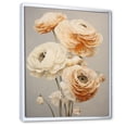 thumbnail image 2 of Designart "Blossoming Enchantment I" Ranunculus Floater Framed Wall Art Living Room, 2 of 5
