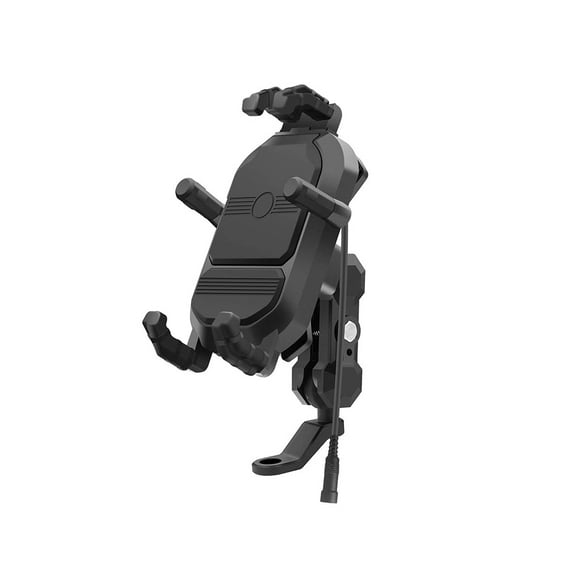 Bearachild Soporte de navegación para teléfono móvil Protección contra robo Ciclismo Carga inalámbrica Chip de identificación inteligente Teléfono y Comunicación