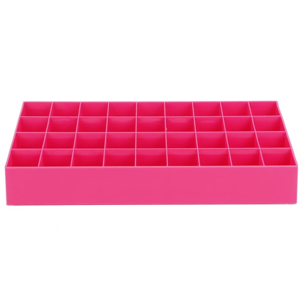 Organizador de maquillaje Sincero Caja de almacenamiento de cosméticos 36 rejillas rosa