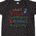 thumbnail image 4 of Inktastic Architect Like Mommy Boys or Girls Baby Bodysuit, 4 of 5