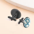 thumbnail image 6 of Polar Bear Stylish Cufflink Set for Dress Shirts, Made of Stainless Steel, for Formal Events, 6 of 6