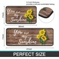 thumbnail image 3 of 2 Pieces Sunflower Kitchen Decoration Rug Set, Washable Waterproof Kitchen Mats and Kitchen Sink Runner Rug, Farmhouse Style Decor Indoor 17" x 47" + 17" x 30", 3 of 6
