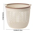 thumbnail image 7 of xgfhyjeh Plastic Mesh Dirty Clothes Hamper with Handles, Laundry Basket for Baby Kids Nursery, Foldable Laundry Bag, Large Washing Bin, Decorative Storage Container for Indoor Family Dorm, 7 of 7