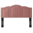thumbnail image 6 of Headboard, Full Queen Size, Velvet, Pink, Modern Contemporary Urban Design, Bedroom Master Guest Suite, 6 of 10