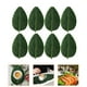 thumbnail image 4 of KAKOWELY 8 manteles individuales con forma de hoja para festivales, tazas, cuencos y mesas., 4 of 5