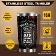 thumbnail image 3 of Gifts for Dad - Cool Fathers Day Christmas Birthday Gift for Dad from Daughter, Son - Unique Gifts Idea for New Dad Father Papa Men, Best Dad Ever Presents 20 oz Stainless Steel Tumbler, 3 of 6