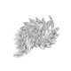 thumbnail image 4 of Broche Flor Giratorio Incrustado Moda Ropa Accesorio Broche Floral Perla, 4 of 8