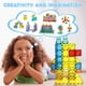 thumbnail image 4 of Juego de bloques magnéticos Paaxido para niños mayores de 3 años, 100 unidades, 4 of 9