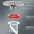 thumbnail image 3 of Drenaje rápido Advancent Drenaje de piso a prueba de olores Accesorios de baño Rojo Plata, 3 of 6