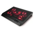 thumbnail image 1 of Enhance Gaming Laptop Cooling Pad Stand with LED Cooler Fans, Adjustable Height  Dual USB Port, 1 of 9