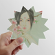 thumbnail image 1 of Peach Blossom Belleza chino acuarela Calcomanías solares de vinilo, 1 of 3