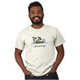 thumbnail image 1 of Cats Short Sleeve T-Shirt Tees Tshirts Life is Crap Kitty Litter Funny Novelty Pet, 1 of 2