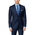 thumbnail image 2 of Kenneth Cole Mens Extreme Slim Fit Two Button Blazer Jacket, Blue, 42 Regular, 2 of 2