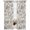 Gray, variant on Grey Paisley Semi Sheer Window Curtains 96 Inches Long, Boho Flower Botanical Leaf Branch Rod Pocket Voile Silky Chiffon Curtain Light Filtering Drapes for Living Room, Kitchen, 52"x96", 2 Panels