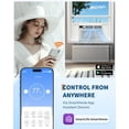thumbnail image 2 of Lumiparty 10000 BTU Window Air Conditioner with WiFi, 3-in-1 Energy Saving AC Unit with Remote & App Control & Timer Function, Cools 450 Sq.ft., White, 2 of 7