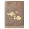 thumbnail image 4 of Authentic Hotel and Spa  Turkish Cotton Figi 4PC Embellished Towel Set Cocoa, 4 of 5