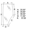 thumbnail image 3 of R198624-LH LH Door Glass Fits John Deere, 3 of 7