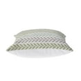thumbnail image 4 of LR Home Ariya Green/Purple Chevron Cotton Adult Decorative Throw Pillow Cover, 4 of 7