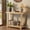 43.5"Oak, variant on 43.5" Modern Oak Console Table with Thick Top & 2-Tier Open Storage. Sturdy Narrow Design for Entryway, Behind Couch, or Bedroom.