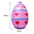 thumbnail image 3 of Darzheoy Inflatable Easter Eggs Decorations, 40cm Colorful Easter Egg Inflatable Blow Up Yard Easter Decoration Giant Easter Inflatable Ball Easter Courtyard Decorations (C), 3 of 3