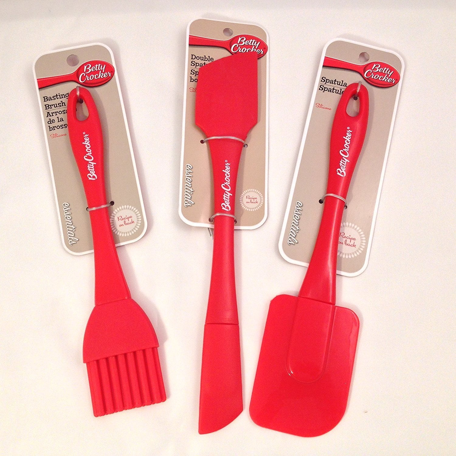 Essentials 3 Piece Set with Basting Brush, Spatula & Double Spatula