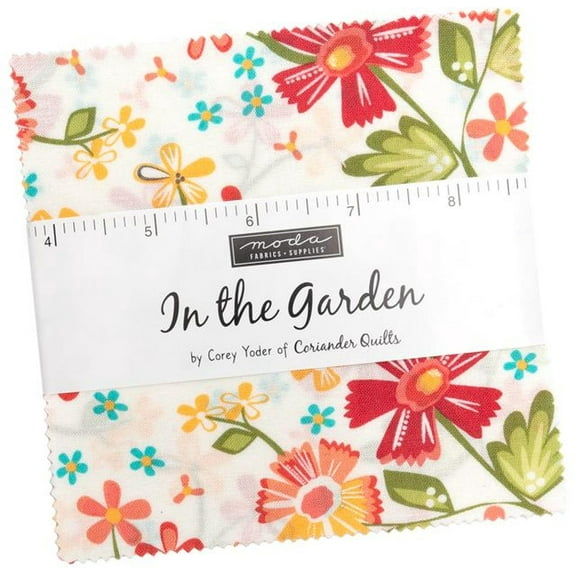 Moda - In The Garden Charm Pack by Corey Yoder 42 pcs