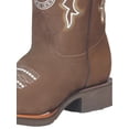 thumbnail image 4 of Men's Nubuck Leather Embroidered Design Rodeo Western Cowboy Boots 'El General' 51116, 4 of 5